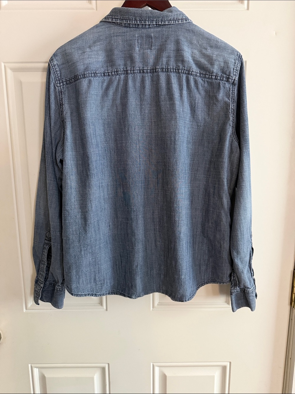 G.H. Bass & Co. Light Blue Denim Button-Down Shirt - Picture 6 of 6